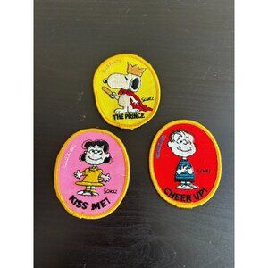 VINTAGE PEANUTS SEW-ON PATCH Snoopy Linus Lucy Sally Charlie Brown SCHULZ🥜